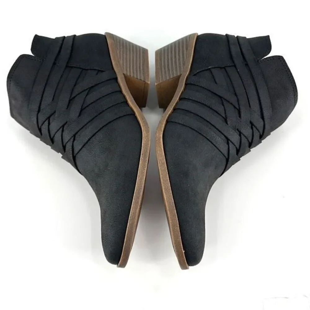 Life Stride Black Ankle Boots